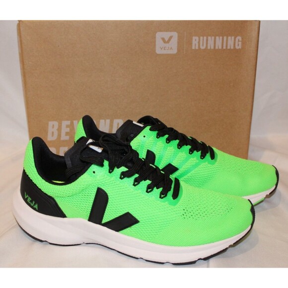 VEJA Men Marlin LT V-Knit Sneakers Green Black Low Top Running Shoes SZ 10 EU 44 main image 4